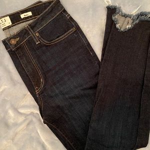 Dark blue Bella wide leg jeans